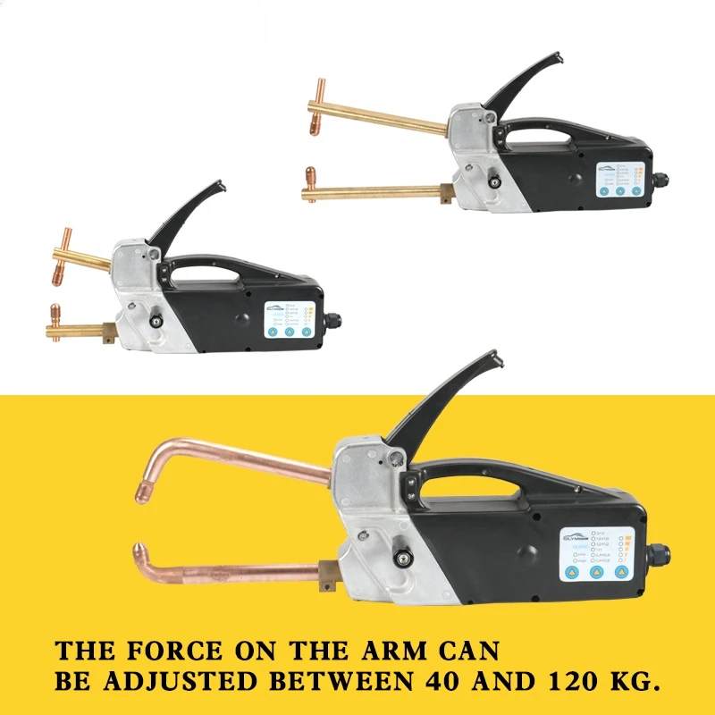 Resistance Spot Welding Machine 220V Welding Thickness 2.0+2.0mm Steel Plate Sheet Metal CE Portable Spot Welder 3