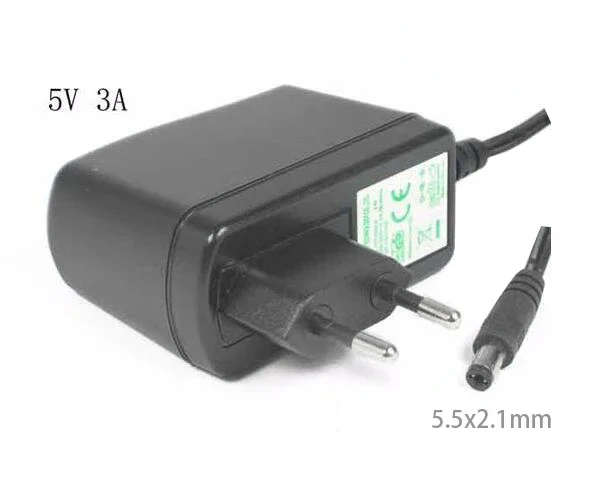 

Power Adapter CF1805-E, 5V 3A, Barrel 5.5/2.1mm, EU 2-Pin Plug