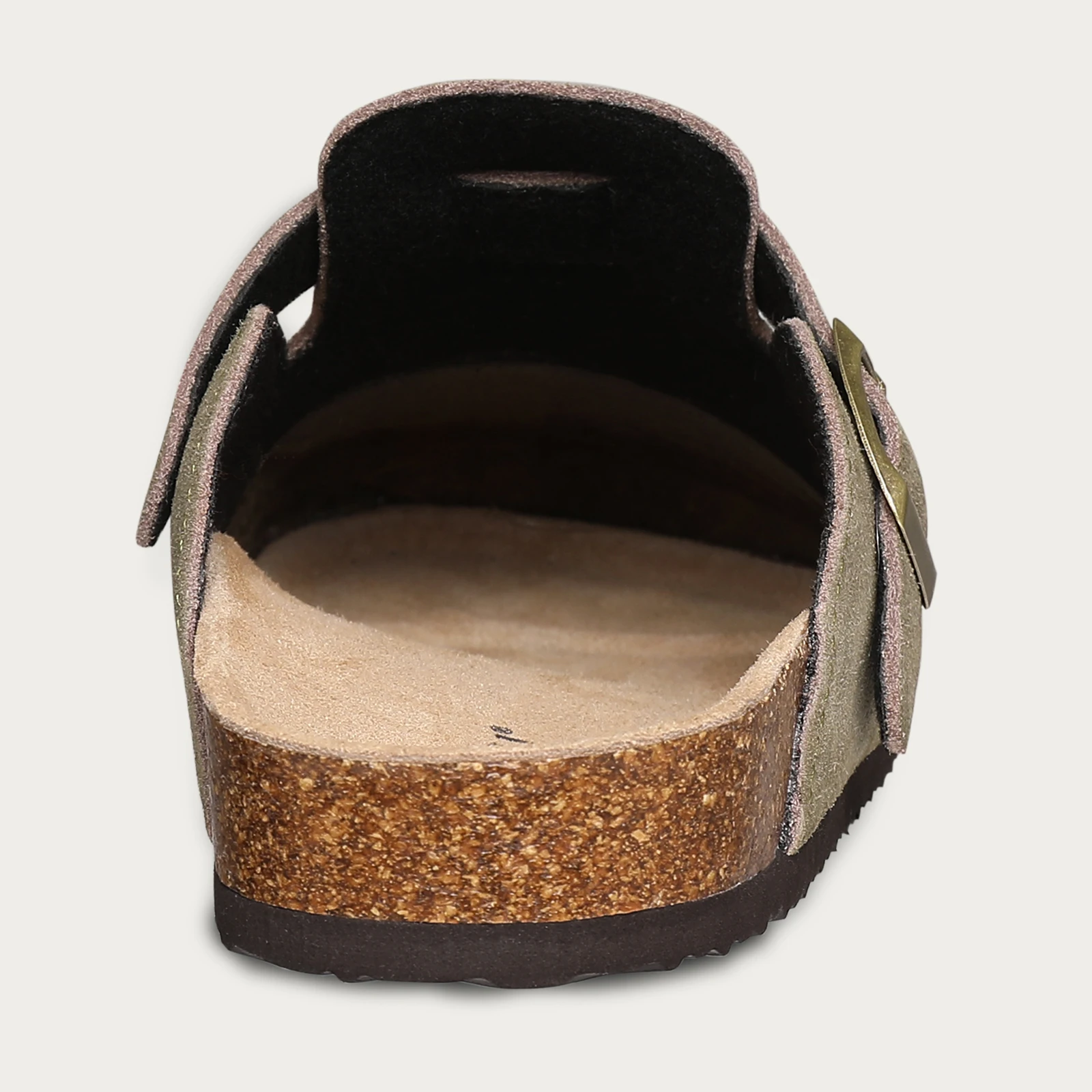Asgard Women's Suede Mules Sandals Comfortable Cork Arch Support_voghion.com