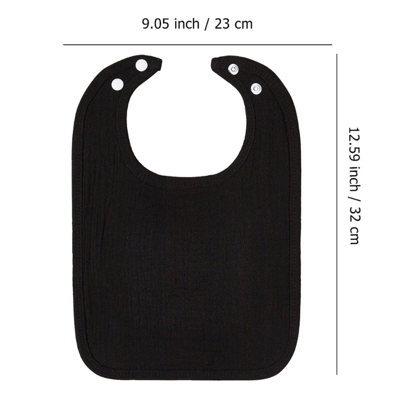 

C5AA Baby Teething Drool Feeding Cloth Bibs for Boys Girls Soft Breathable Bibs Gift