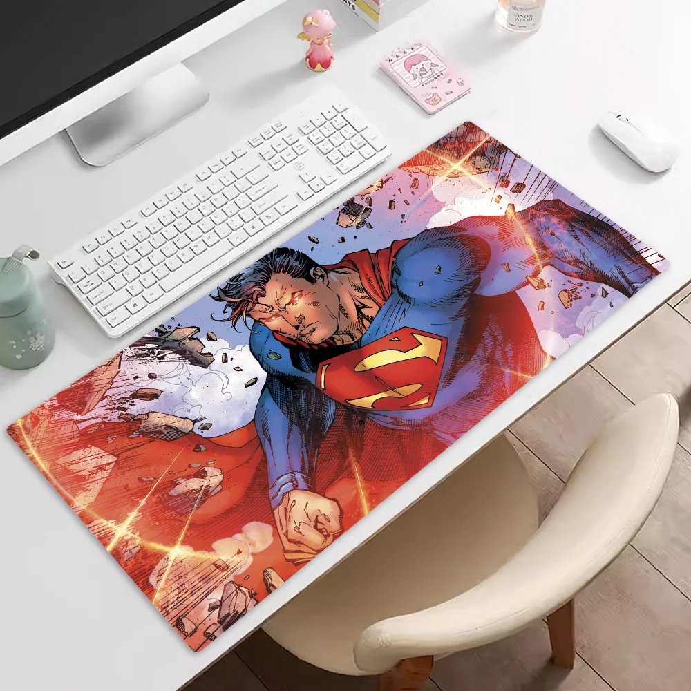 Beast Kingdom Superman Mousepad Pad Rubber Table Mat Extended Gaming Lock Edge Keyboard Mat 5