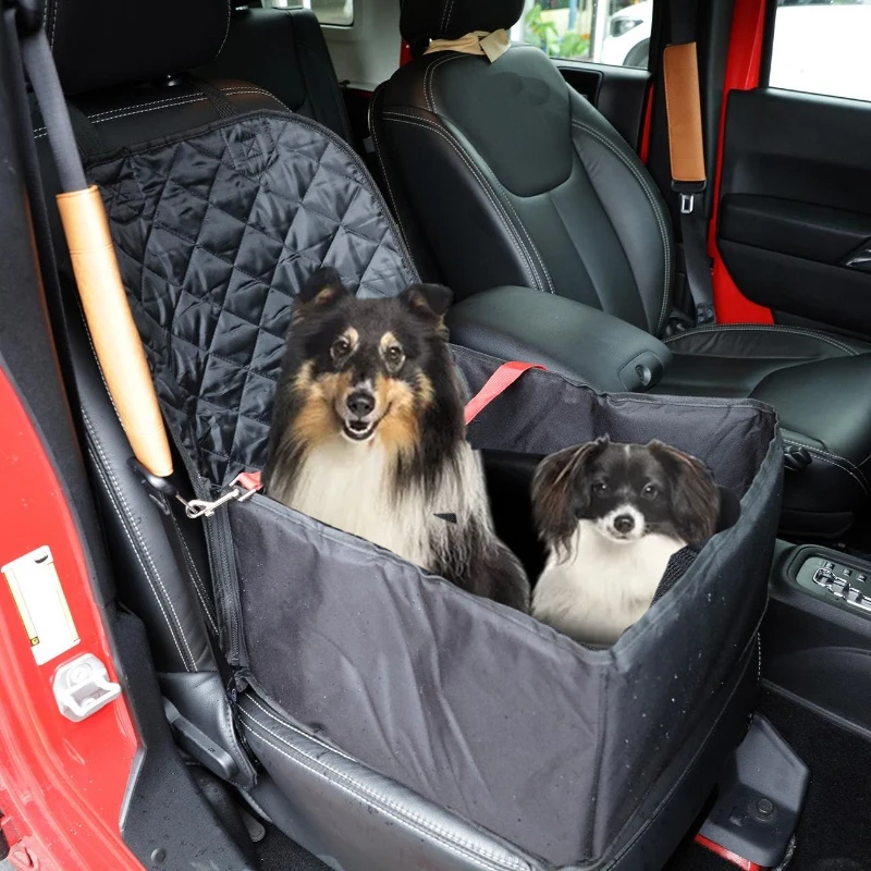 

Водонепроницаемое автомобильное безопасное сиденье для домашних животных, дышащая дорожная переноска для кошек и собак, 1 шт.