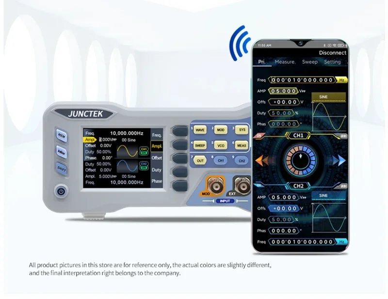JDS8060 JDS80800 Function Arbitrary Waveform Generator, Signal Source 275MS/s 14