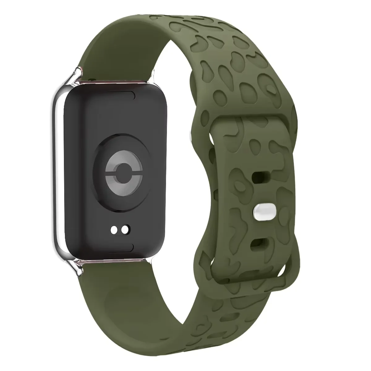 Silicone Leopard Sports Strap Replacement Band - Versatile Fitness Watch Accessory