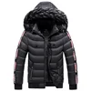 New Men Hooded Fur Collar Winter Jackets Warm Parkas Good Quality Male Slim Fit Winter Coats Hat Detachable Casual Down Jackets 4