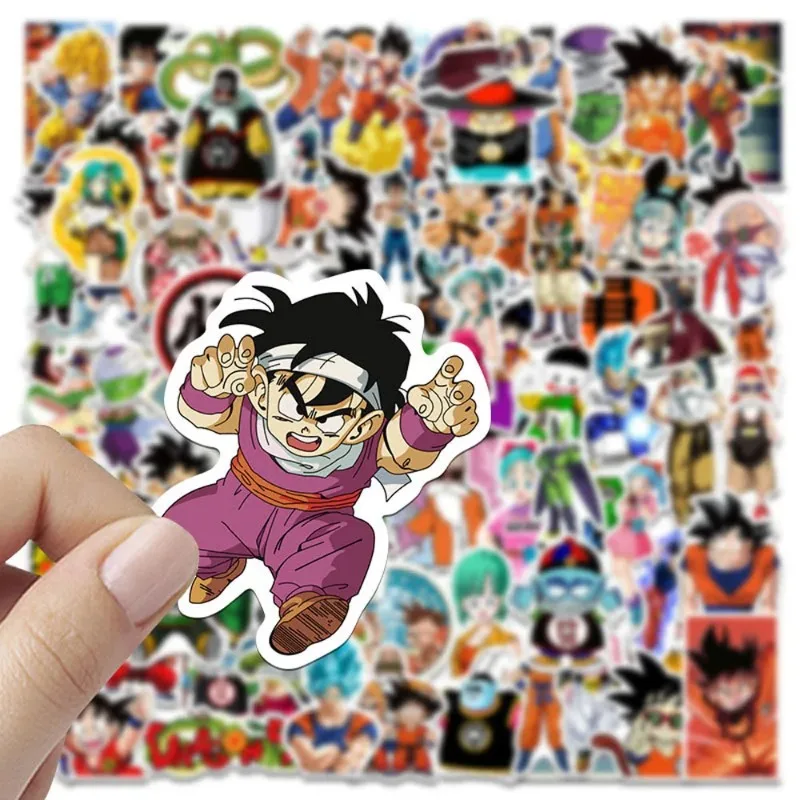 100 Stück Anime Dragon Ball Aufkleber für Kinder Graffiti Skateboard Laptop Wasserflasche Motorrad Cartoon Aufkleber Spielzeug Aufkleber – Detail 4