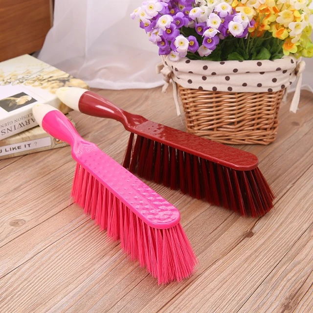 New Long Handle Bristles Bed Cleaning Brush Plastic Antistatic Brushes  Carpet Sofa Clothes Sweeping Broom Home Cleaning Tools - Cleaning Brushes -  AliExpress