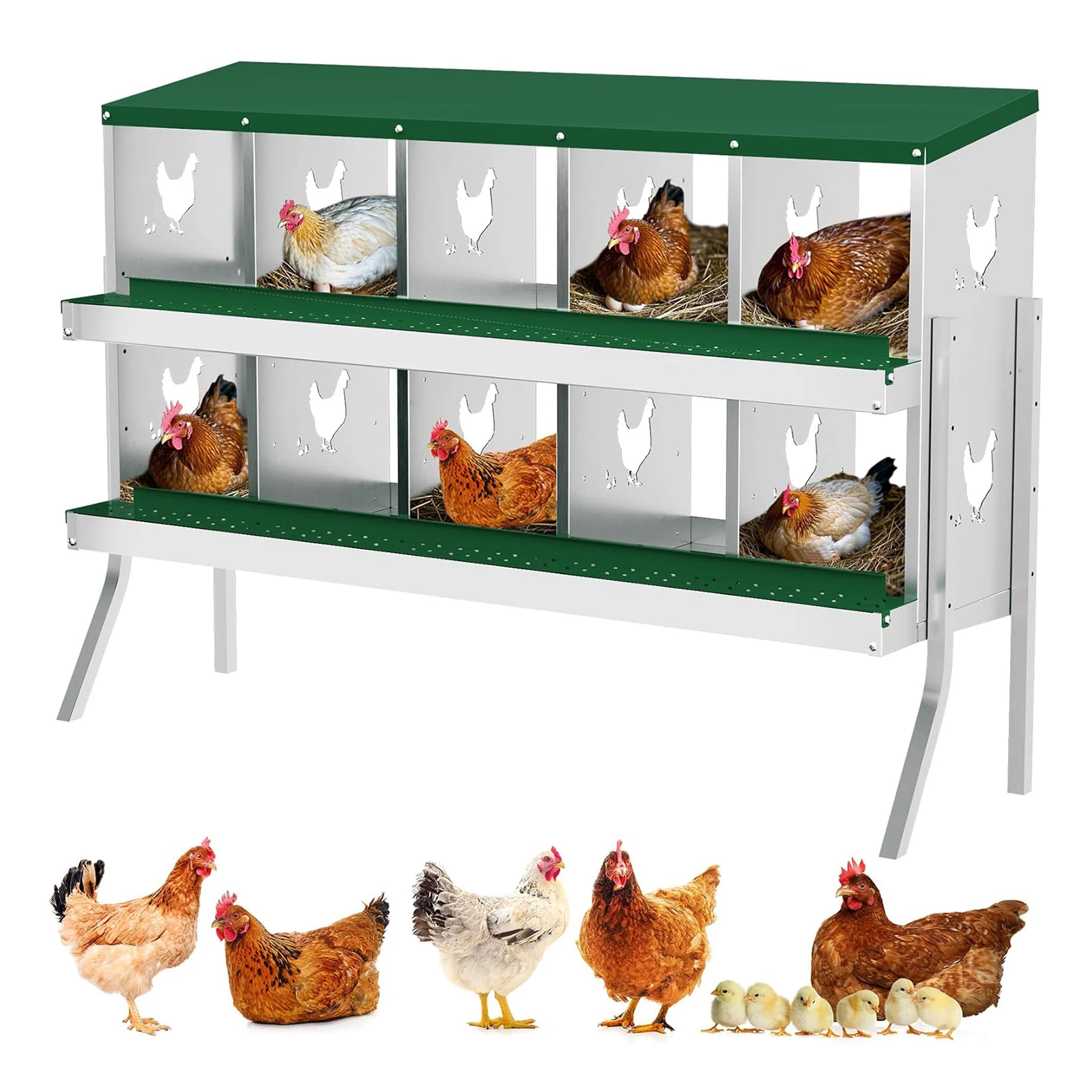 Chicken Nesting Box with Legs 1