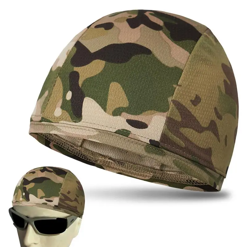 Cooling Skull Caps Breathable Summer Cycling Caps Ice Fabric Anti-UV Bicycle Head Scarf Helmet Liner Sports Fishing Running Hat 3