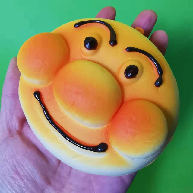 High Quality Bread Face/kawaii Pu Soft Squishy Squeeze/anti Stress Cartoon  Miniatures/cute/figurine/model/toy/relieves Anxiety - Figurines &  Miniatures - AliExpress
