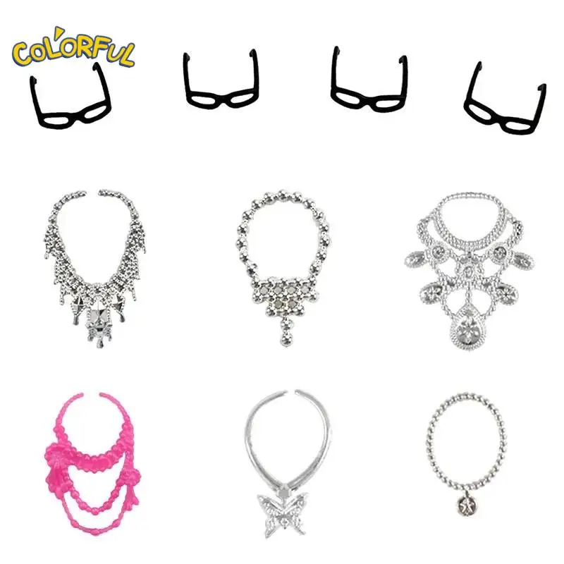 32PCS universal Clothes Set Clothes And Accessories For Barbie Dolls Fashion Party Gown for Girl's Gift doll clothes doll accessories toys doll accessories