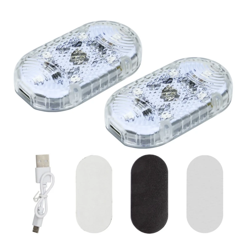 자동차 다채로운 미니 LED 분위기 조명 USB 충전 마그네틱 터치 라이트 램프