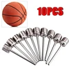 Sport Ball Inflating Pump Needle 10/20pcs for Football Basketball Soccer Inflatable Air Valve Adaptor Stainless Steel Pump Pin