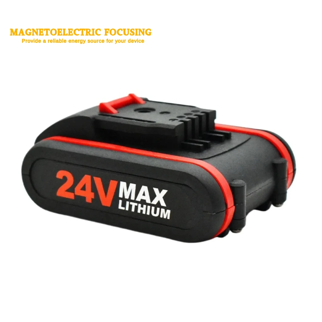 

Powerful 24V MAX Lithium Battery for Mini Chainsaws, Electric Pruners, Drills – High Capacity, Durable,Rechargeable 2000/3000mAh
