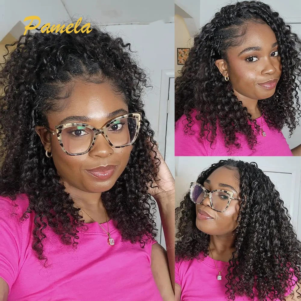 Crochet Human Hair Curly for Black Women Pre Separated Crochet Hair Extensions Human Hair Water Wave Bundles Knotless