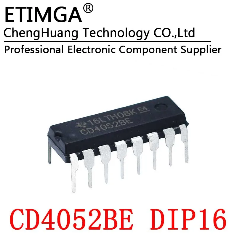 

5 шт./лот CD4052BE HEF4052BP DIP-16 мультиплексор