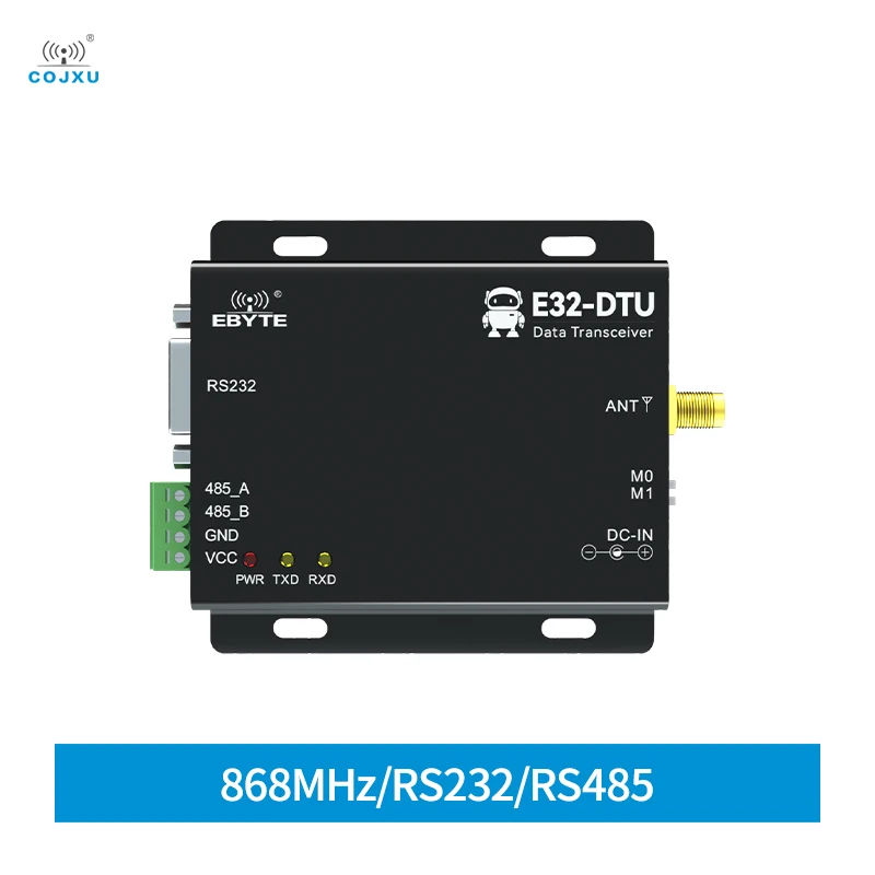 

Lora RS232 RS485 Wireless Digital Radio 868MHz 915MHz 30dBm Long Range 8km COJXU E32-DTU(900L30) –V8 IoT Wireless Transceiver