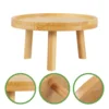Holder Stand Pot Flower Wood Wooden Stool Rack Outdoor Indoor Display Smallflowerpot Gardening Table Shelf Potted Windowsill 4