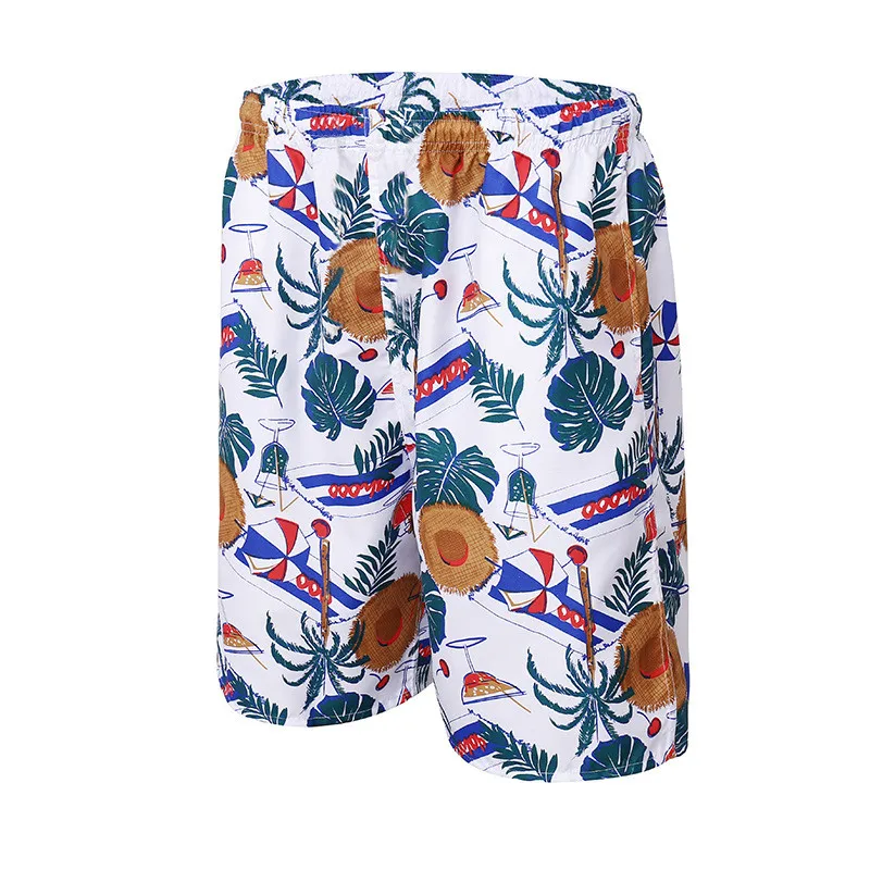 Beach Shorts Men Summer loose Board Short Quick Drying Panties With Pocket Keep Cool 2
