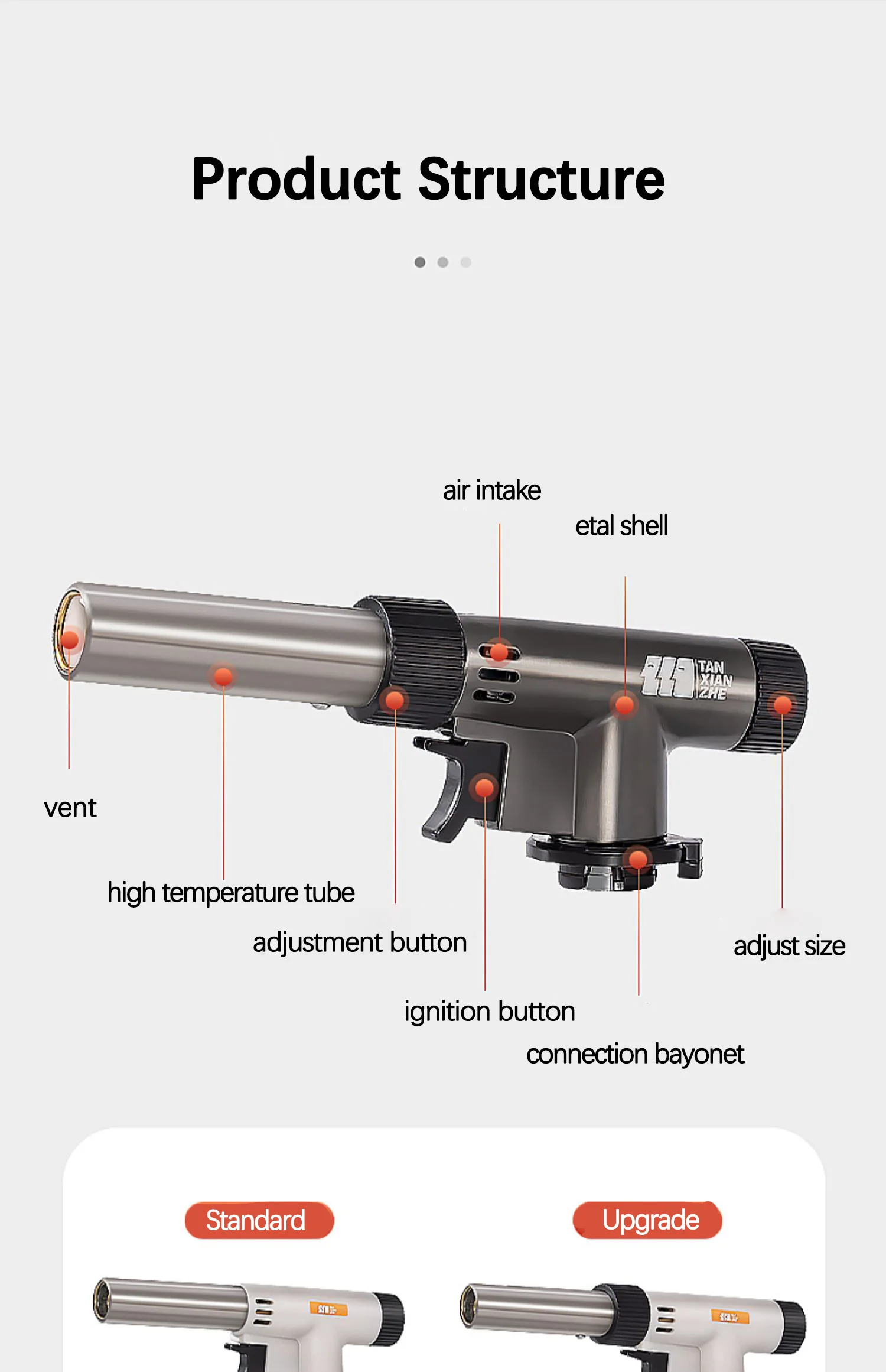 Campfire Torch Lighter Camp Cooking & Eating Glamping Camping