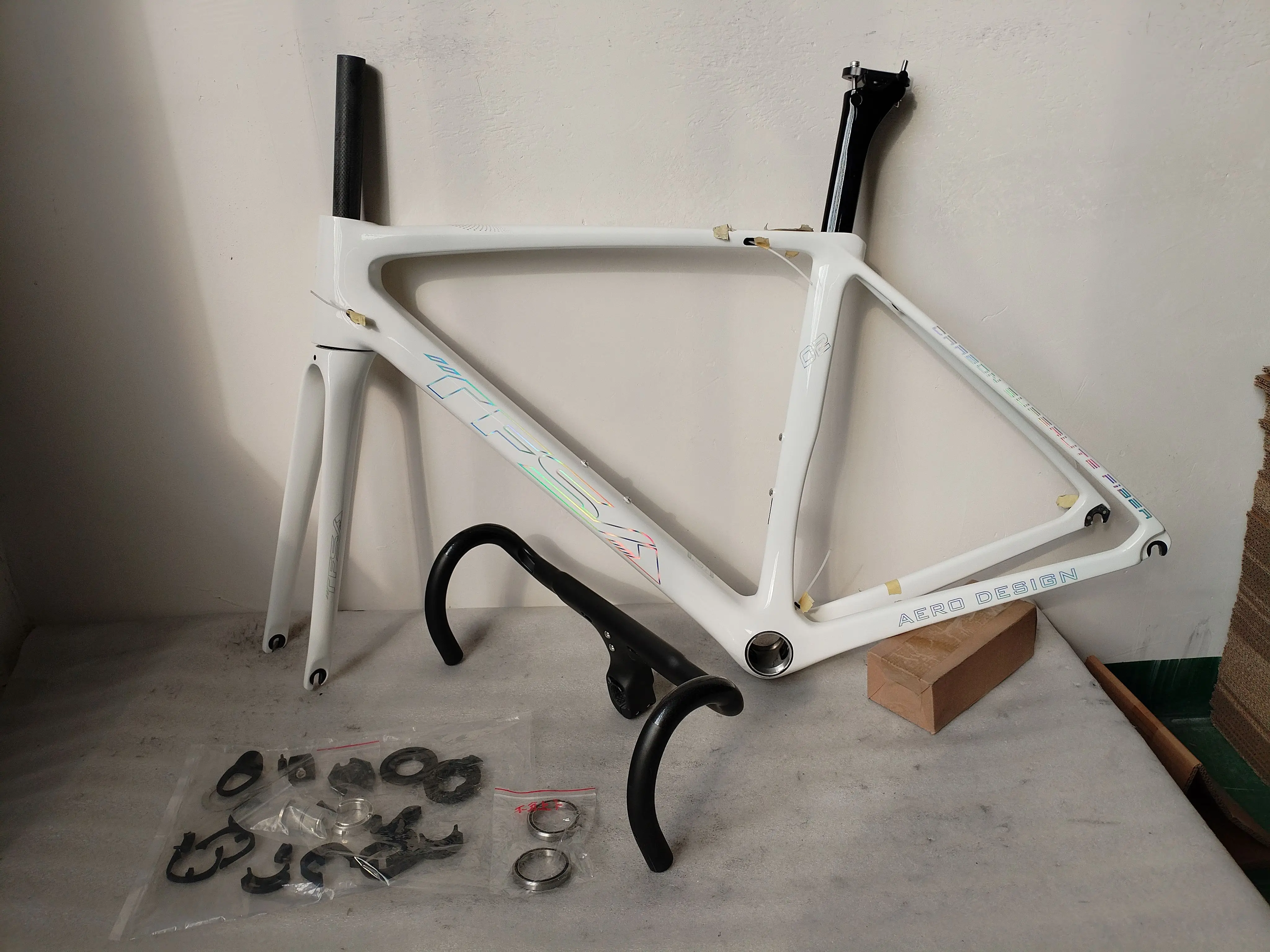 Tfsa-カーボンファイバーロードバイクフレーム,カラー,カスタム