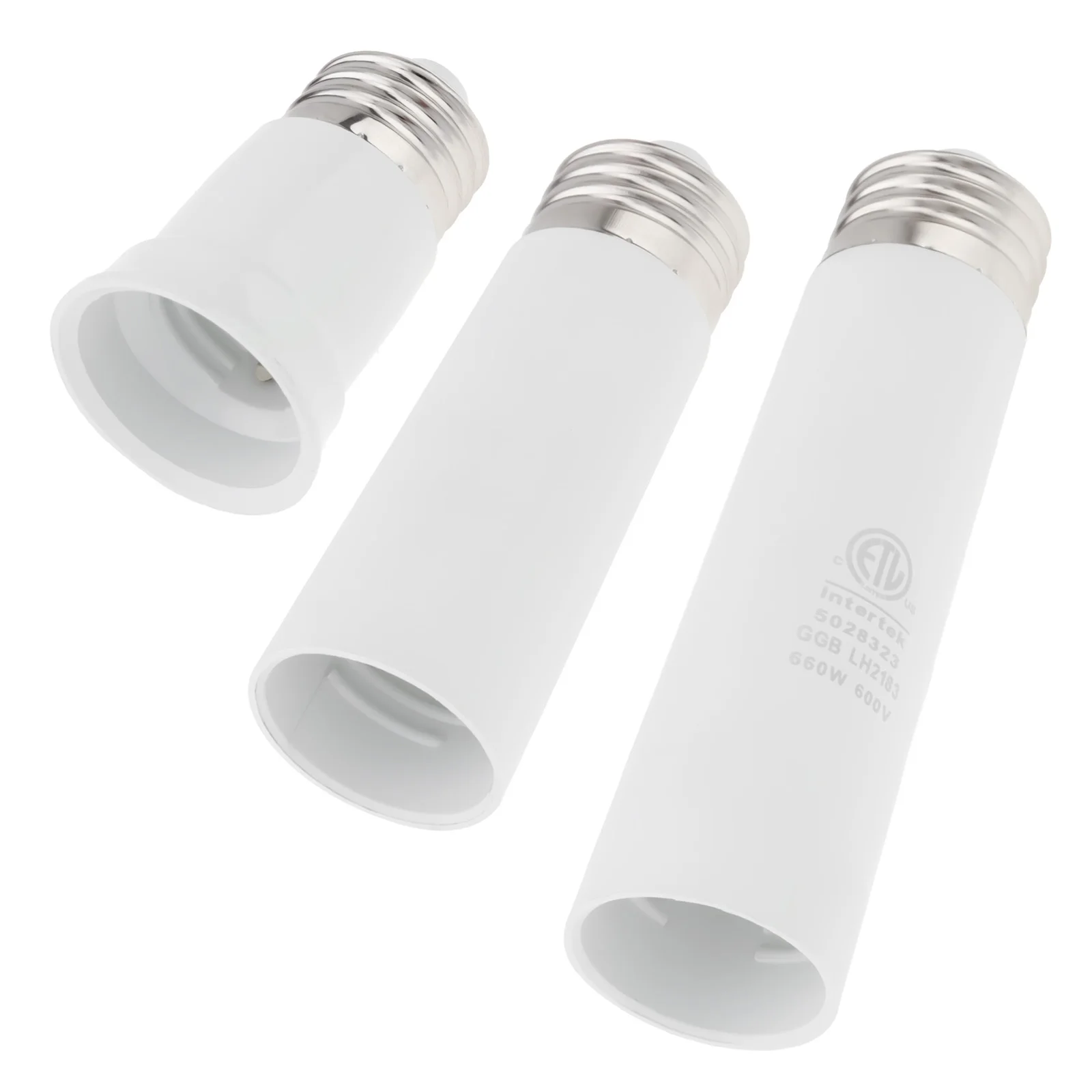 E26 to E26 Socket Extender Standard Medium Base Extension Socket Adapter Lamp Holder Adapter