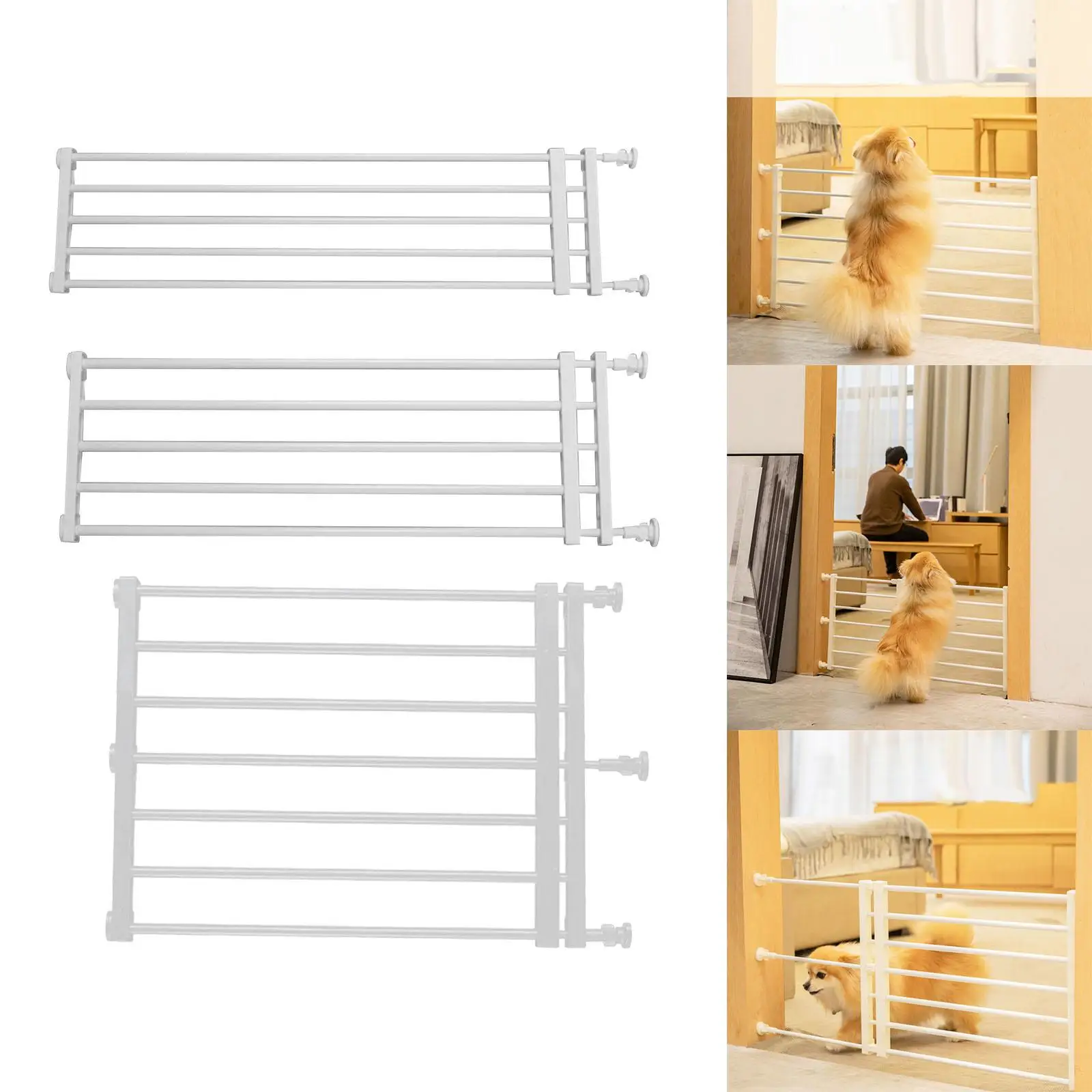 Portable Retractable Pet Dog Gate Protection Adjustable Fence Baby Barrier Stair Gate for Patio Lawn Garden Stairways Doorway Portable Retractable Pet Dog Gate Protection Adjustable Fence Baby Barrier Stair Gate for Patio Lawn Garden Stairways Doorway