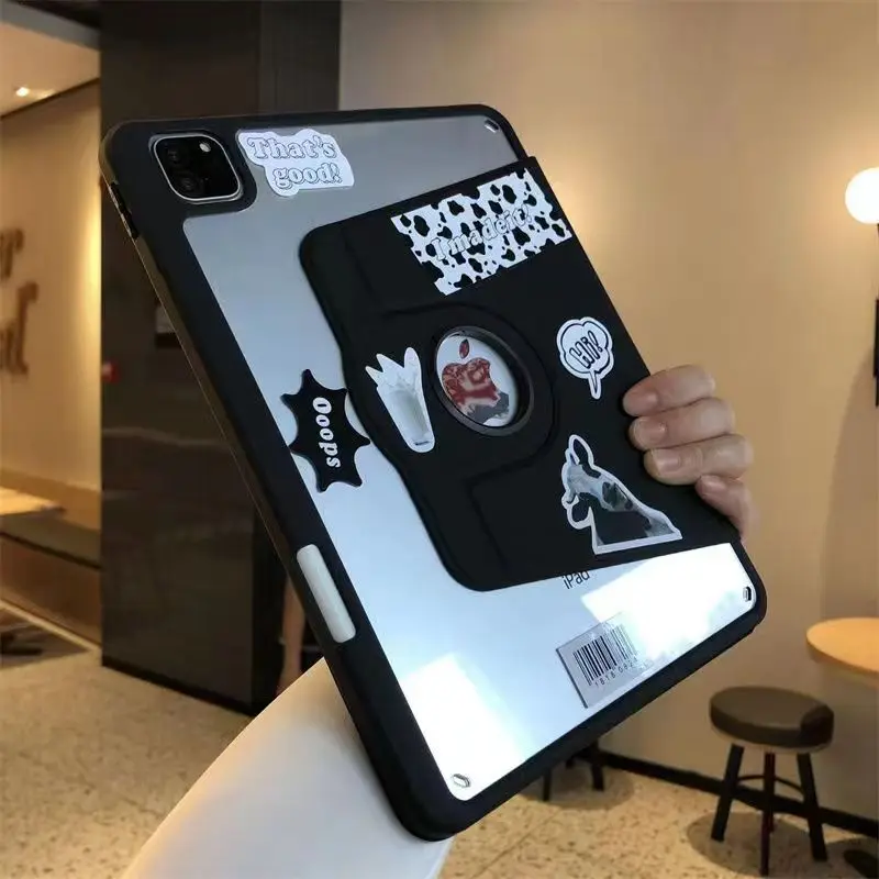Adatto Per Ipad Case 10.2 Acrilico Air1 Ipad 2018 Air4 Pen Slot 2020 Custodia Air5 Rotary Protector