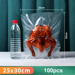 High-Quality Food Vacuum Packaging Bags - 100 Pack (25x30cm 100pcs)