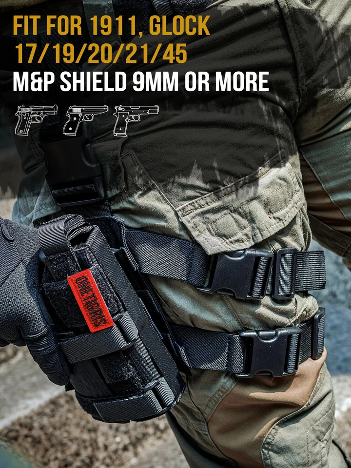 Shaver Nylon Gun Holster For Glock 24,34,35,41 - Belt & Clip On Options