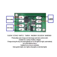 Panneau solaire automatique SX, panneau de chargeur de batterie, veilleuse, lampe LED, interrupteur de commande, chargeur de batterie, contrôleur de charge, technologie 3