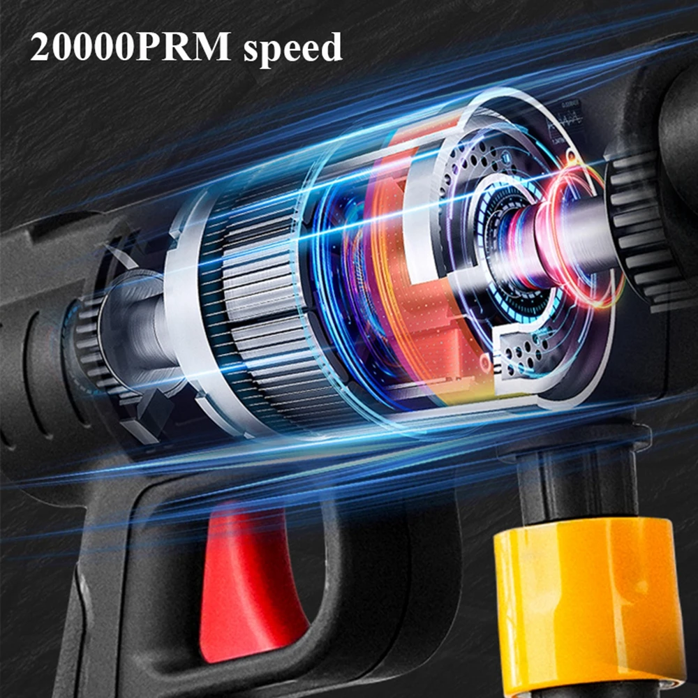 Nettoyeur Haute Pression Sans Fil 600W - Pistolet Pulvérisateur Pour Voiture