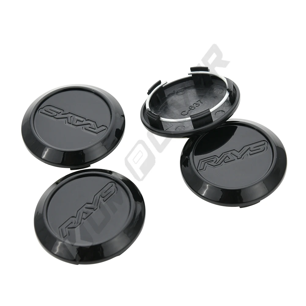 JDM Car Styling 3D RAYS Wheel Center Cap 56MM/60MM/62MM Sport Rim Cap Wheel Cover Cap hubCaps Bronze Black CE28 TE37 RE30 ZE40 2
