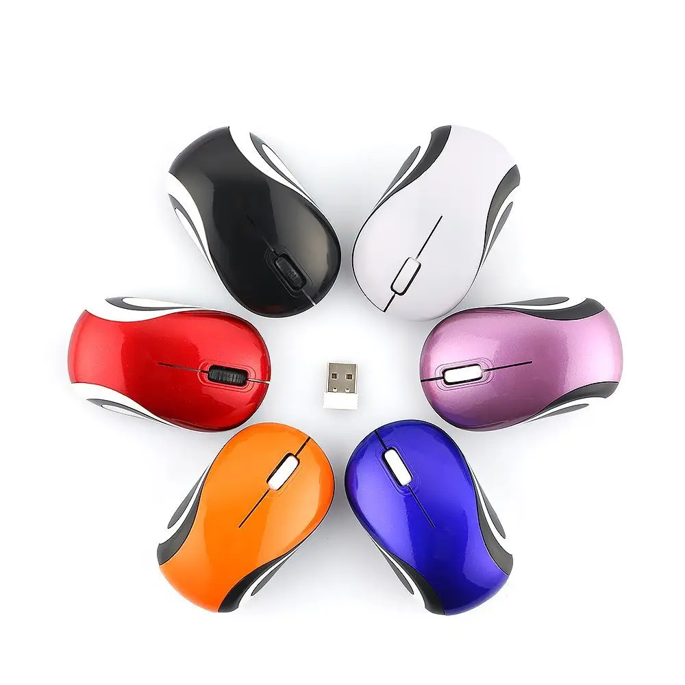 Compact Wireless USB Mouse - Portable Optical Device for Gaming and Everyday Use
