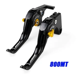 Enhanced Motorcycle CNC Handle Brake and Clutch Lever Accessories (800MT Gold)
