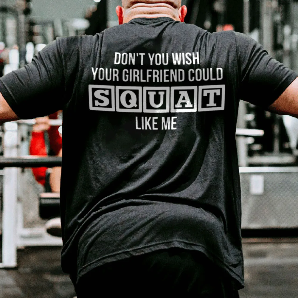 

Men's Summer Fitness Pure Cotton Street Letter Leisure Sports T-shirt