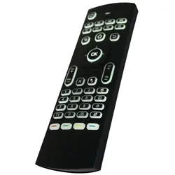 Backlit Air Mouse Remote Control with Wireless Keyboard (Backlight)