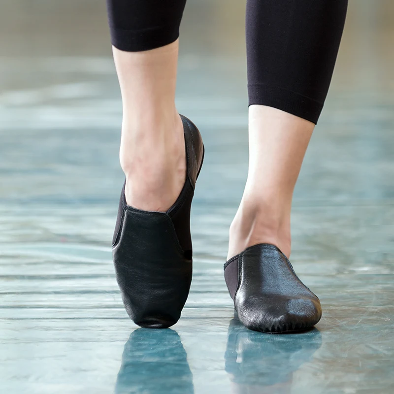2024 Free Shipping New jazz dance shoes for adults and children comfortable premium Soft pig Leather Jazz  Shoes