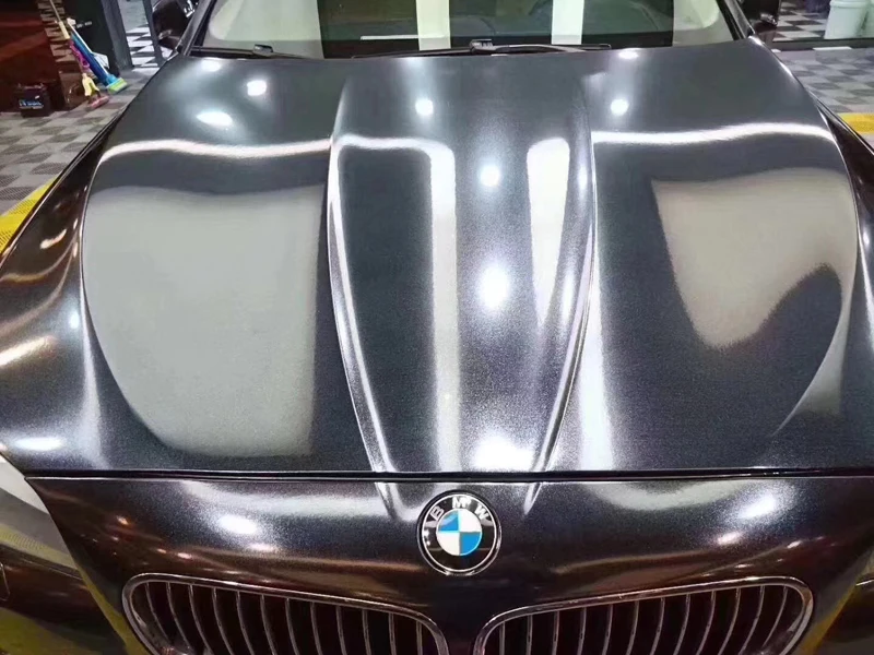 

Черная глянцевая прозрачная виниловая пленка с бриллиантами для самостоятельной сборки, легкая в установке, самоклеящаяся Автомобильная фольга