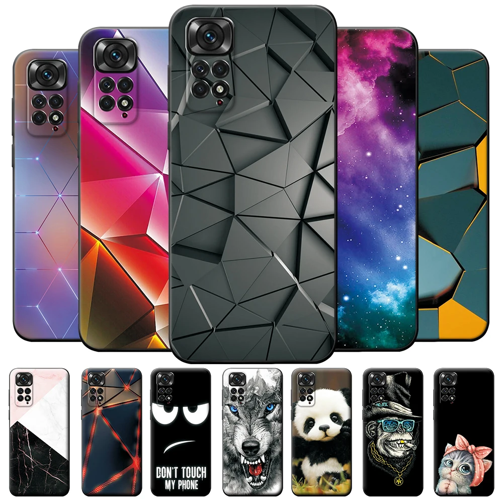 Custodia Per Xiaomi Redmi Note 11 Custodia 2022 Bella Cover Per Telefono In Silicone Per Xiaomi Redmi Note 11S Paraurti Note 11 Pro 5G Shell