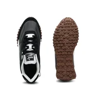 Puma Blktop Rider : Chaussures décontractées basses confortables, polyvalentes et durables pour hommes et femmes – Noir, gris et blanc 393151-06 6