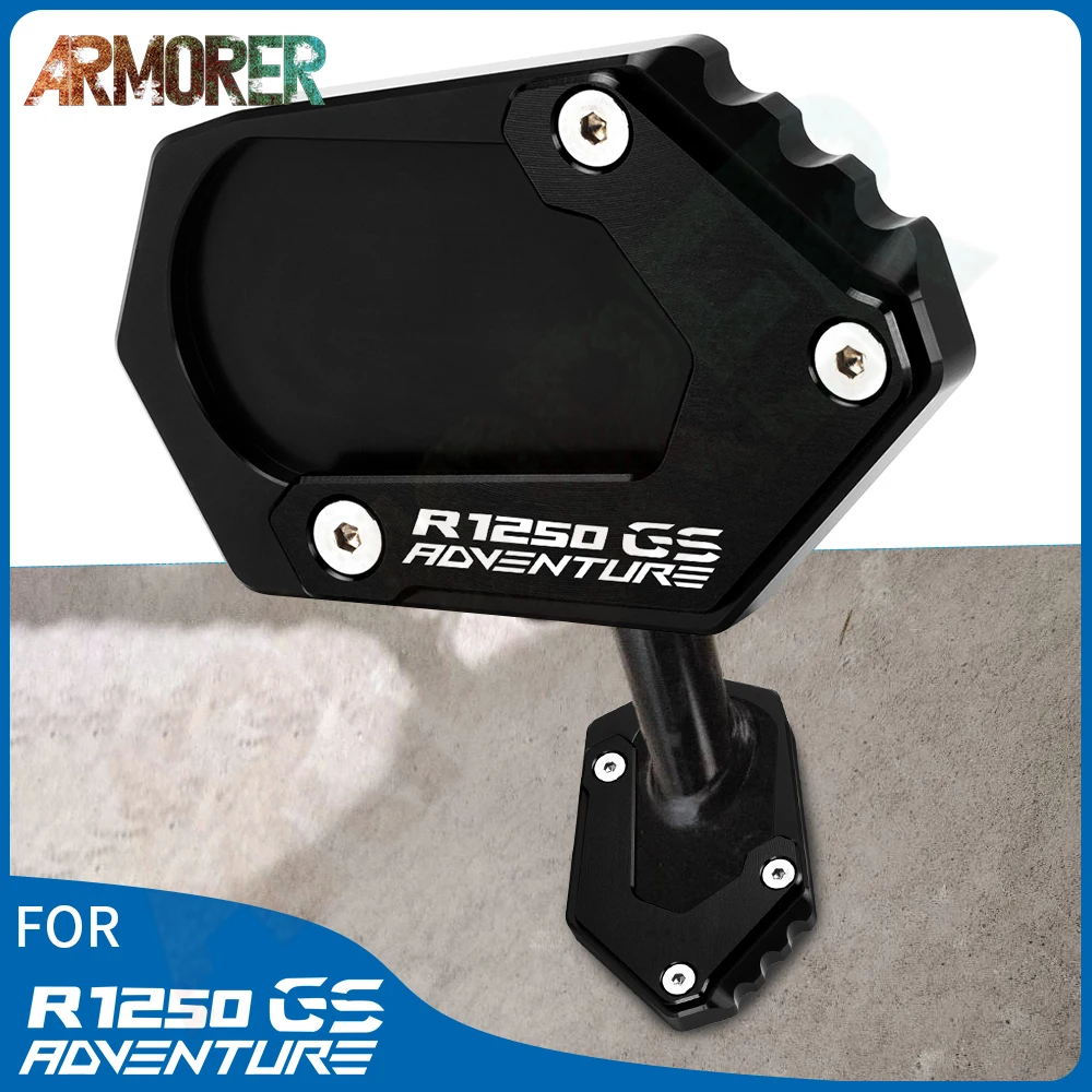 

R1250GS ADVENTURE Kickstand Side Stand Plate Pad Support Enlarge Extension Motorcycle Accessories For BMW R1250 GSA R 1250GS ADV