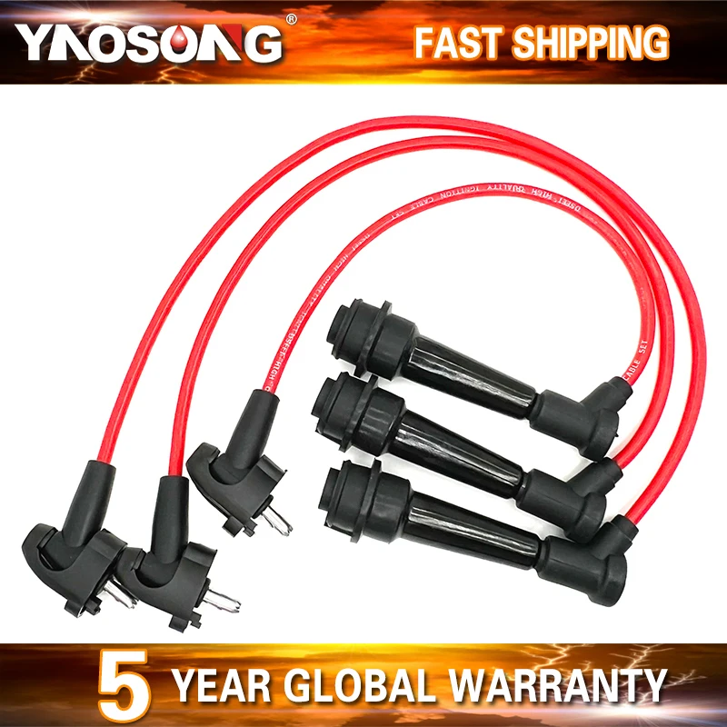 Lexus IS300 2001-2005 OEM Spark Plug Coil Ignition Wires Set Of 3 | Genuine Japan Made