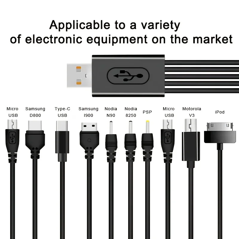 Universal USB Multi Pin Cable Charger for Mobile Phones