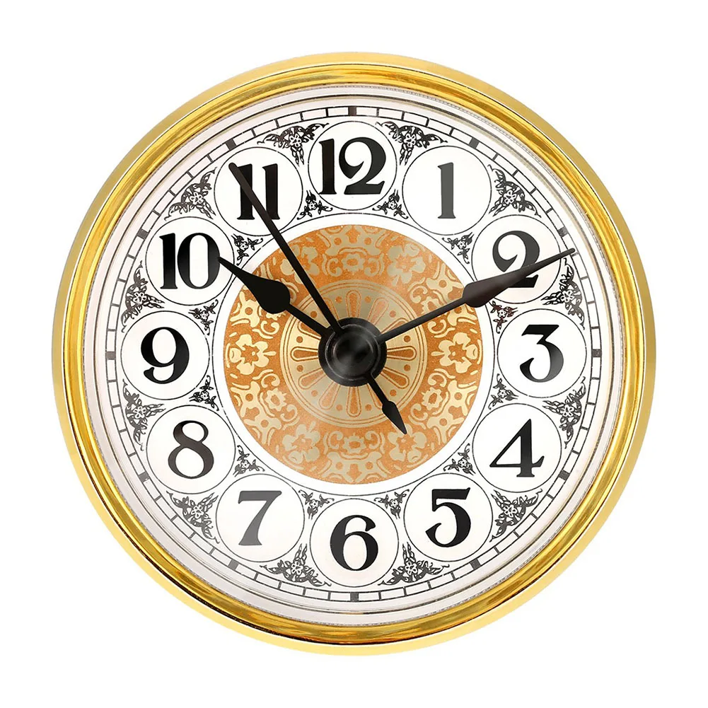 

Round Clock Insert Arabic Numeral Quartz Movement Roman Bedside Antique Watch Desk Decoration Table DIY Parts 70mm 2.8inch