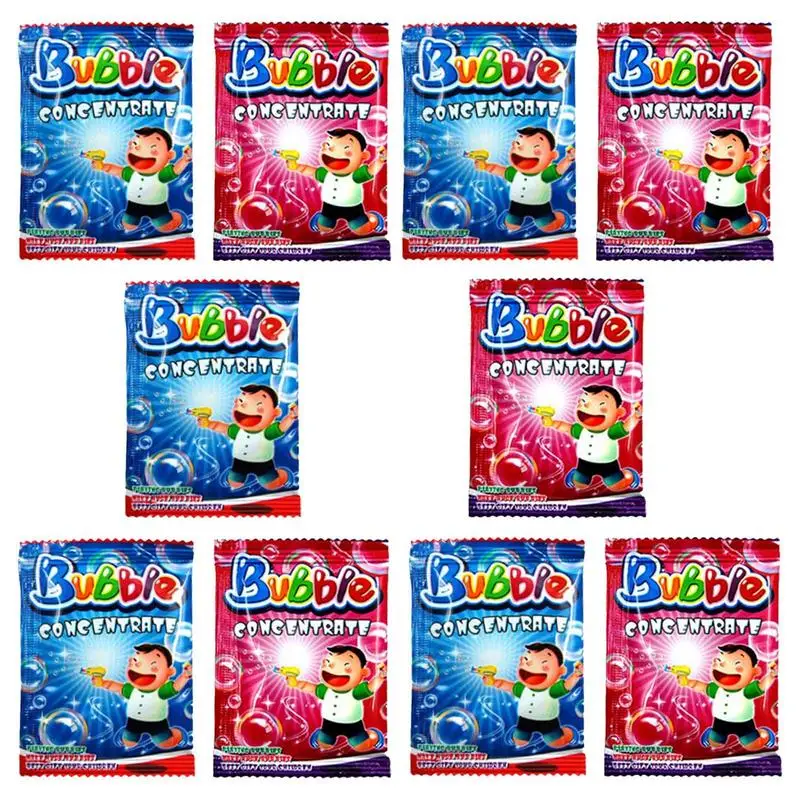 

10PCS 10ml Water Soap Bubble Liquid Bubble Refills Toys Bubbles Water Concentrate Soap Materials For Bubbling Refills Toy