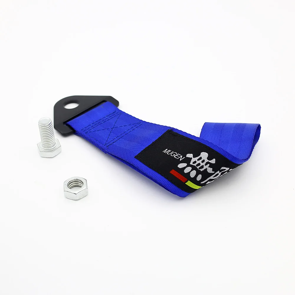Nylon Tow Strap Car Tow Strap Car Tow Hook Tow Bar Tow Strap Universal Racing car ropes Hook Towing Bars Screws nuts