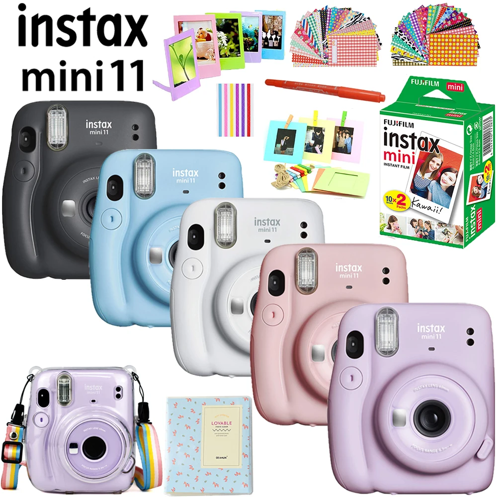 Fujifilm Instax Mini 12 Instant Camera with Case, 20 Fuji Films, (Pastel  Blue)