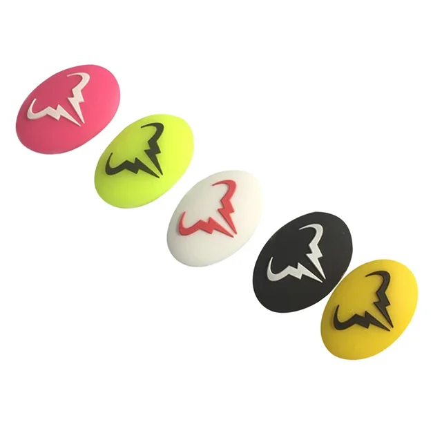1PC Tennis Cartoon Racket Shock Absorber Vibration Dampeners Silicone Durable Tennis Accessories 2