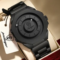 POEDAGAR haute qualité montre de luxe pour hommes étanche mode homme montre-bracelet affaires en acier inoxydable hommes montres à Quartz Reloj 2